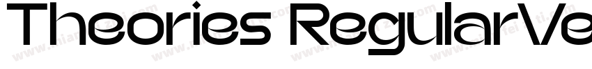 Theories RegularVers字体转换